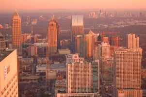Photo of downtown Atlanta, Georgia, skyline